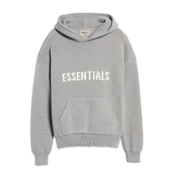 Cement Essentials Fear of God Knit Pullover Hoodie - Picture 2 of 5
